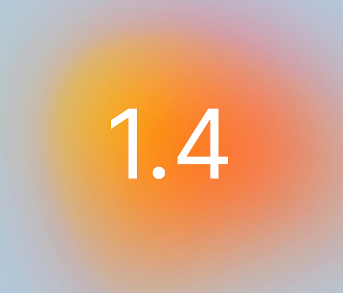 Anteprima versione Versione 1.4